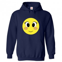 Blush Face Classic Unisex Kids and Adults Pullover Hoodie 							 									 									